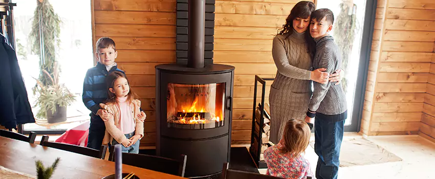 Morso Cast Iron Fireplace Insert Installation in Brawley, California