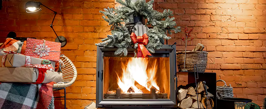 Travis Industries Linear Gas Fireplace Installation in Brawley, California